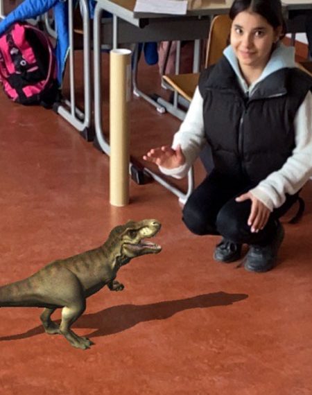 Der Dino im Klassenzimmer